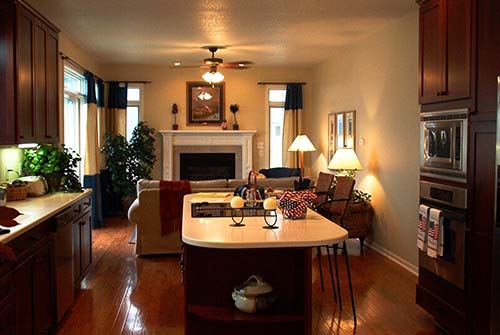 kitchen family room