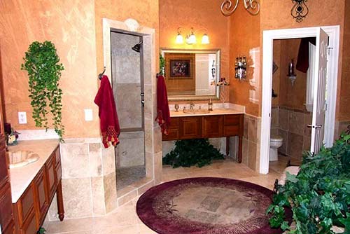 bathroom with tile